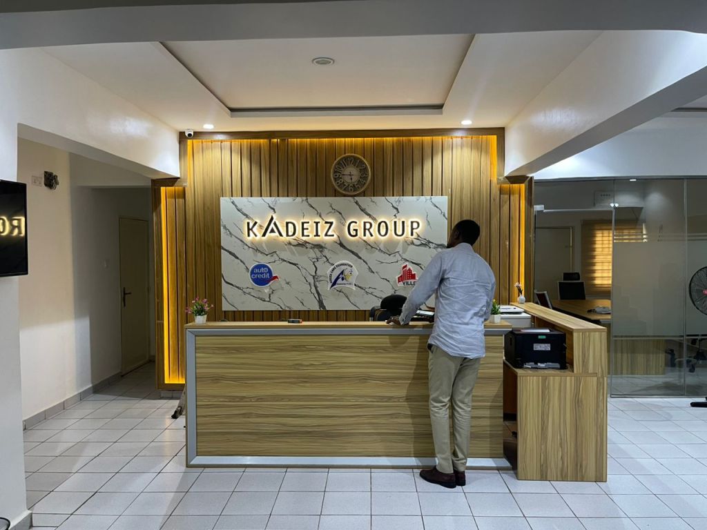 Reception Desk and Wall panel