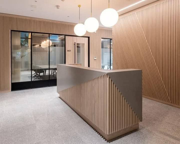 Timeless Geometry: A Minimalist Reception Space