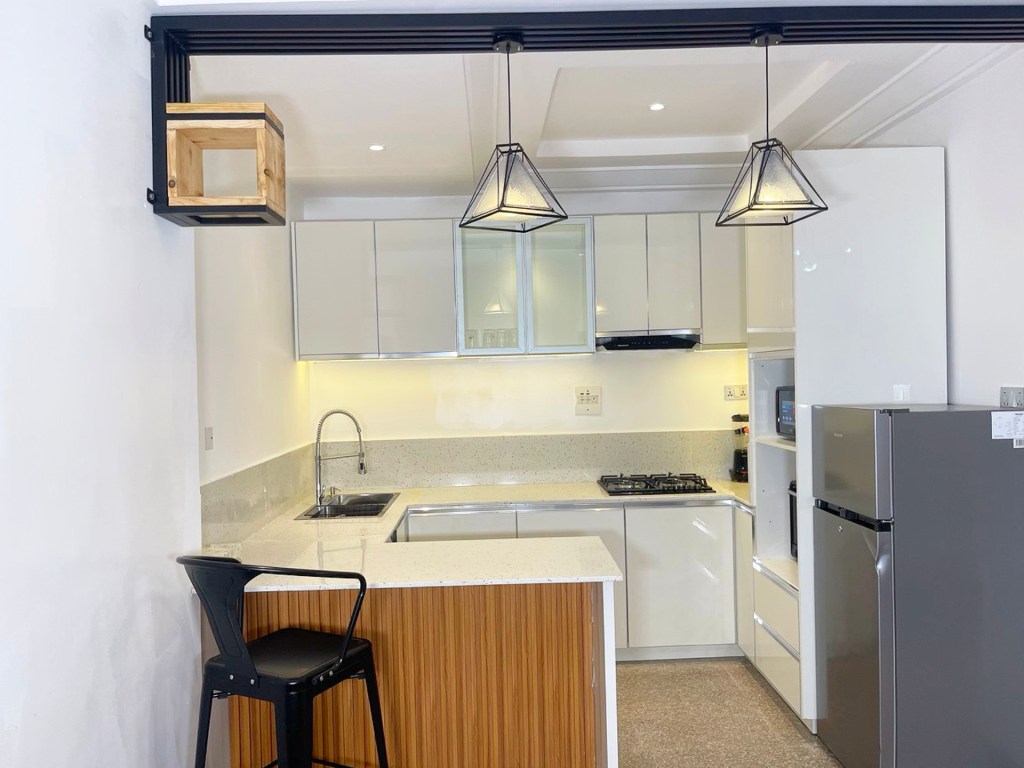 White Kitchen for Apartments